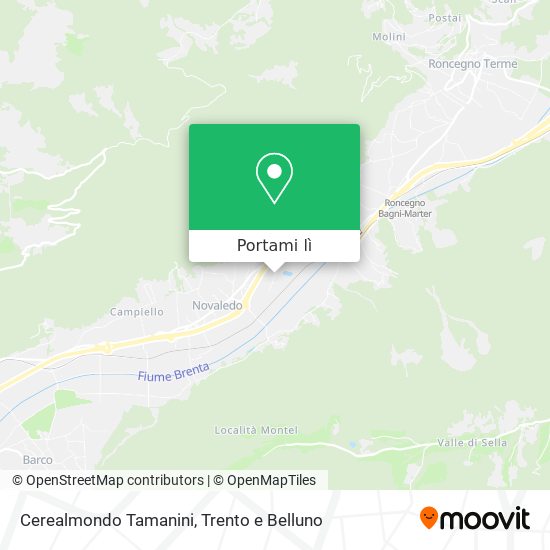 Mappa Cerealmondo Tamanini