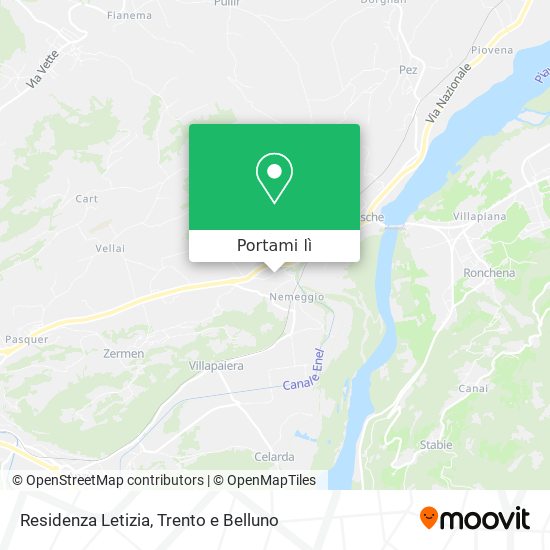 Mappa Residenza Letizia