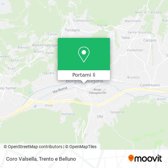 Mappa Coro Valsella