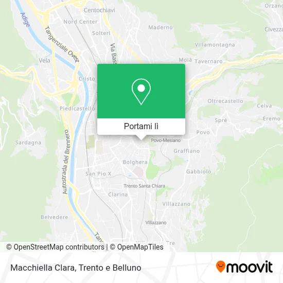 Mappa Macchiella Clara