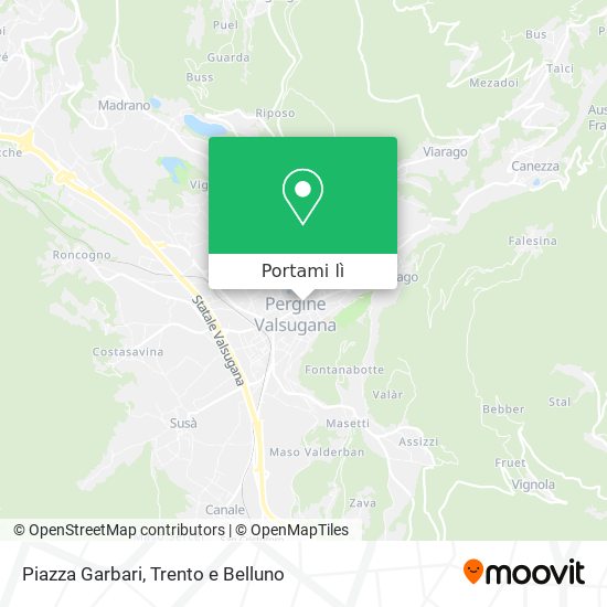 Mappa Piazza Garbari