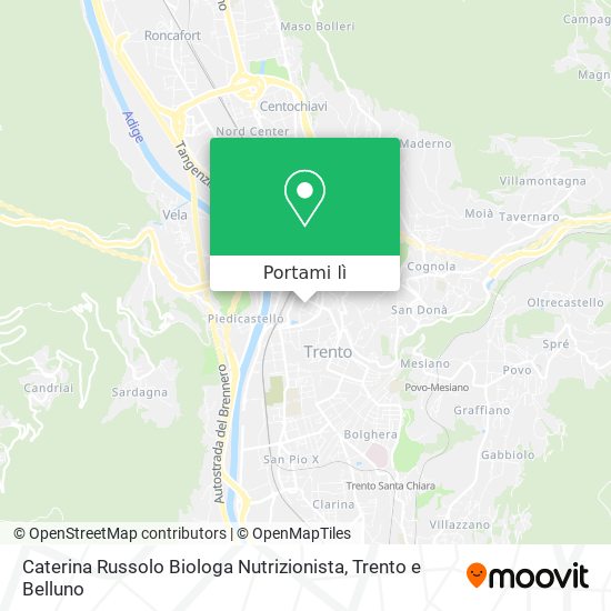 Mappa Caterina Russolo Biologa Nutrizionista