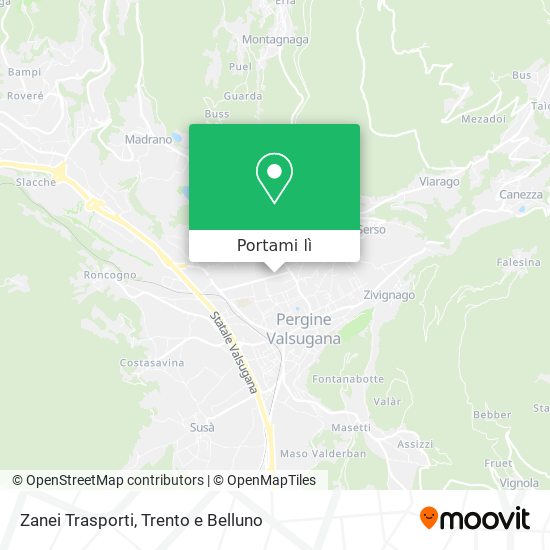 Mappa Zanei Trasporti