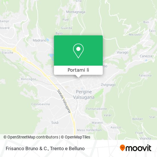 Mappa Frisanco Bruno & C.