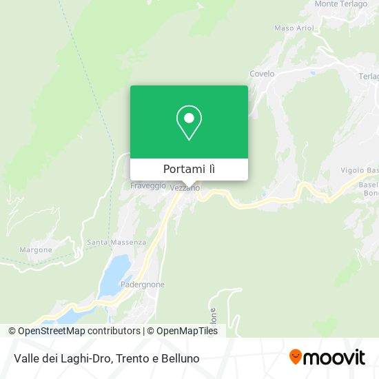 Mappa Valle dei Laghi-Dro