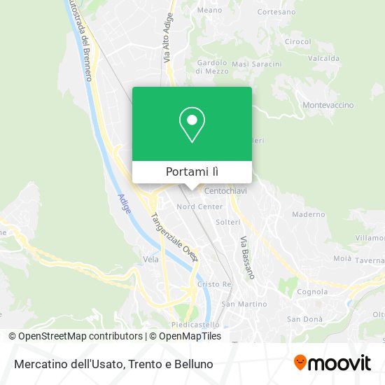 Mappa Mercatino dell'Usato