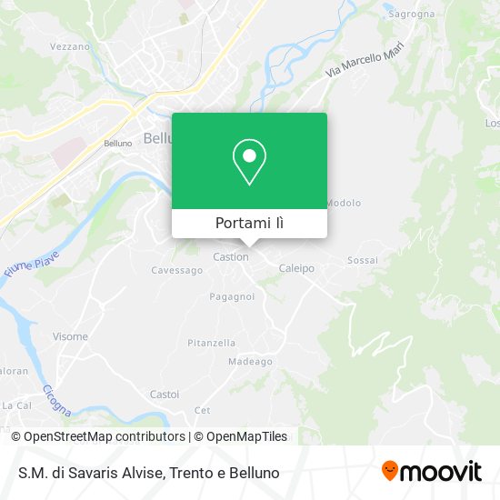Mappa S.M. di Savaris Alvise