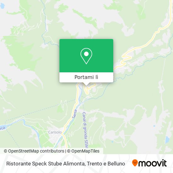 Mappa Ristorante Speck Stube Alimonta