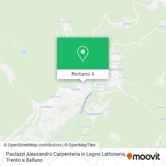 Mappa Paolazzi Alessandro Carpenteria in Legno Lattoneria