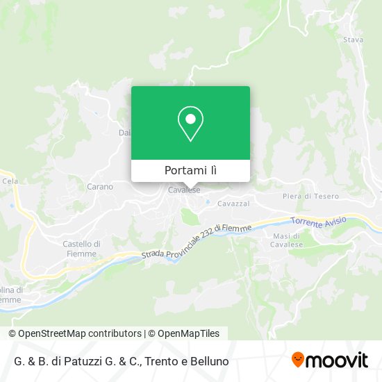 Mappa G. & B. di Patuzzi G. & C.
