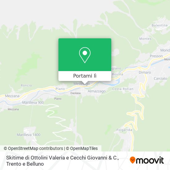 Mappa Skitime di Ottolini Valeria e Cecchi Giovanni & C.