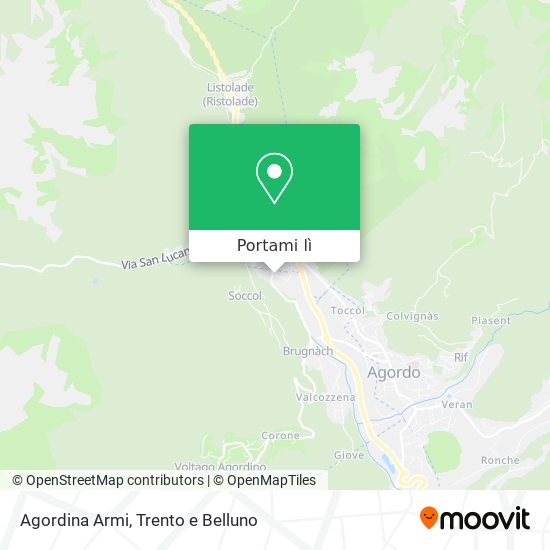Mappa Agordina Armi