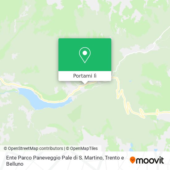 Mappa Ente Parco Paneveggio Pale di S. Martino