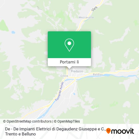 Mappa De - De Impianti Elettrici di Degaudenz Giuseppe e C.