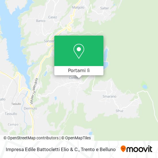 Mappa Impresa Edile Battocletti Elio & C.