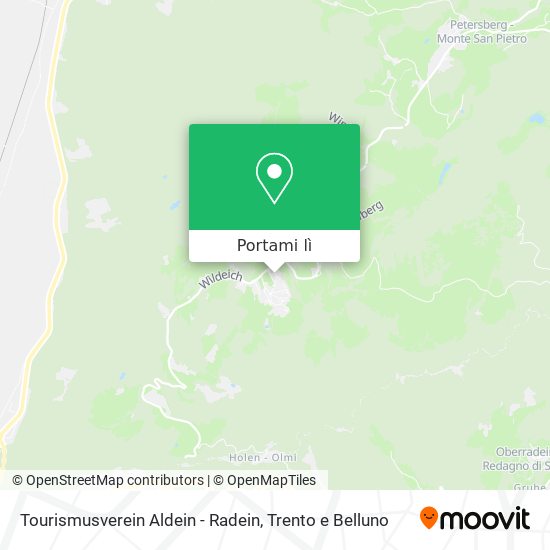 Mappa Tourismusverein Aldein - Radein