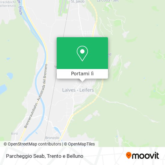 Mappa Parcheggio Seab
