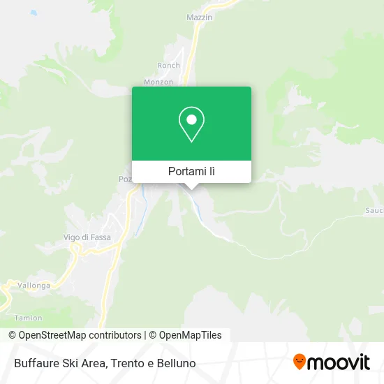 Mappa Buffaure Ski Area