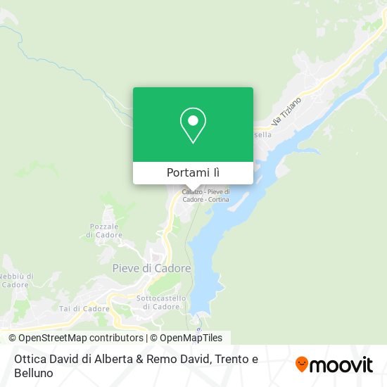 Mappa Ottica David di Alberta & Remo David