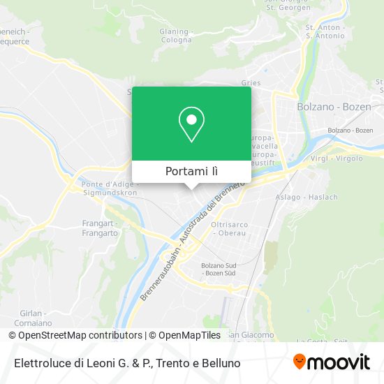 Mappa Elettroluce di Leoni G. & P.