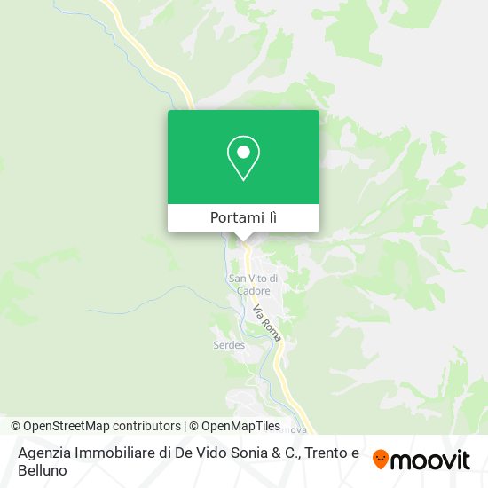 Mappa Agenzia Immobiliare di De Vido Sonia & C.