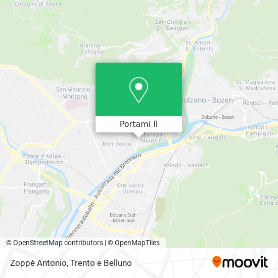 Mappa Zoppè Antonio