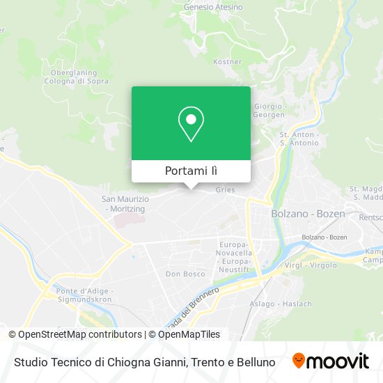 Mappa Studio Tecnico di Chiogna Gianni