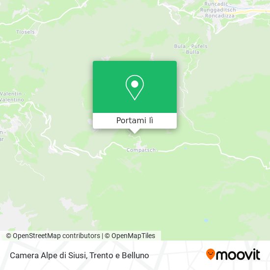Mappa Camera Alpe di Siusi