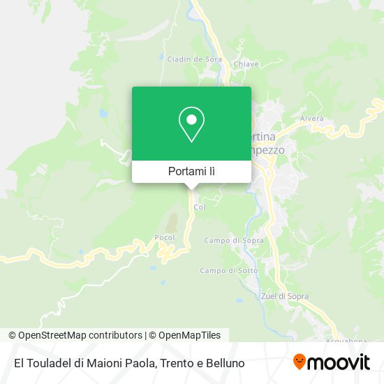 Mappa El Touladel di Maioni Paola