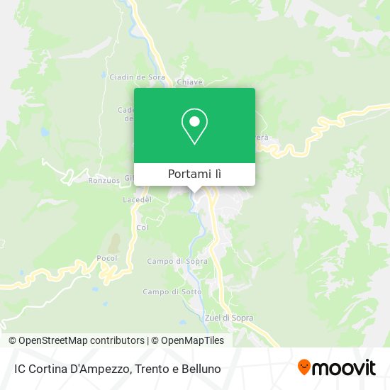Mappa IC Cortina D'Ampezzo