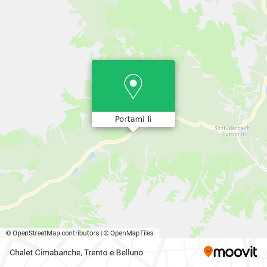 Mappa Chalet Cimabanche