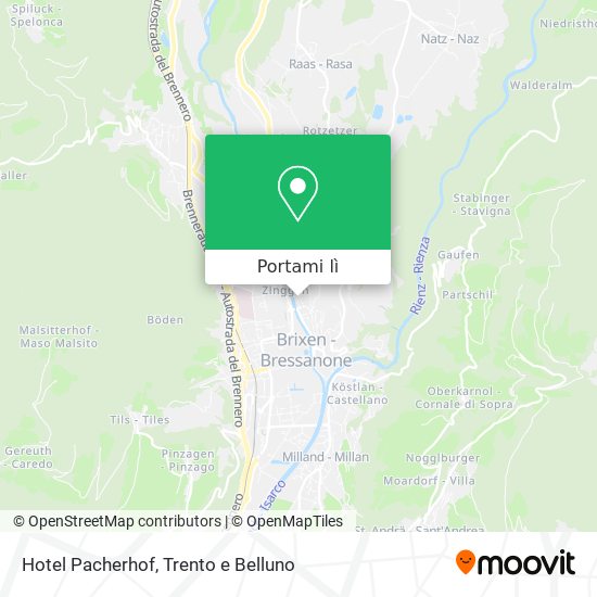 Mappa Hotel Pacherhof