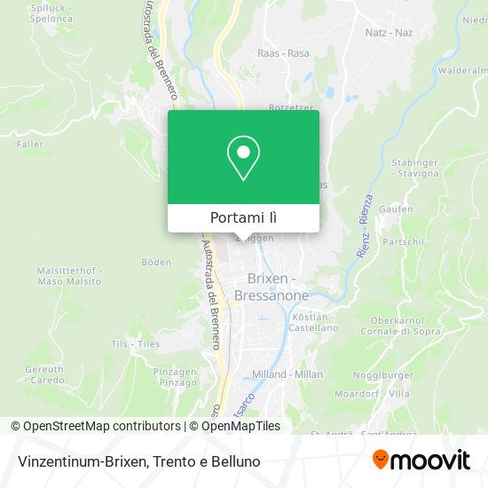 Mappa Vinzentinum-Brixen