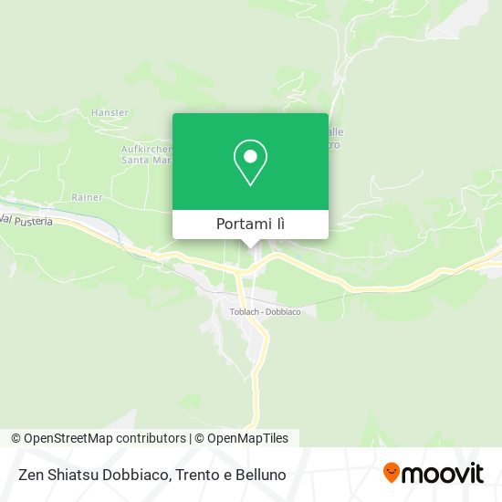Mappa Zen Shiatsu Dobbiaco