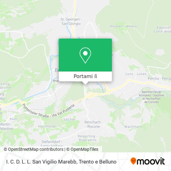 Mappa I. C. D. L. L. San Vigilio Marebb
