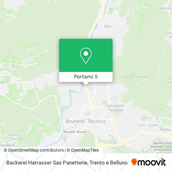 Mappa Backerei Harrasser Sas Panetterie