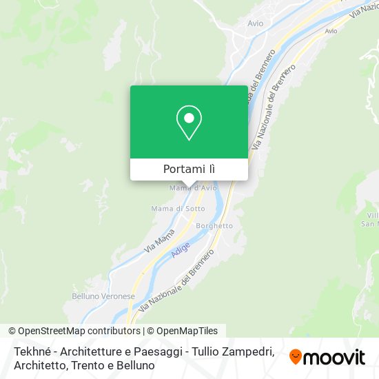 Mappa Tekhné - Architetture e Paesaggi - Tullio Zampedri, Architetto