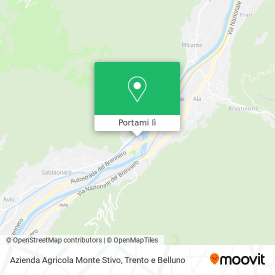 Mappa Azienda Agricola Monte Stivo