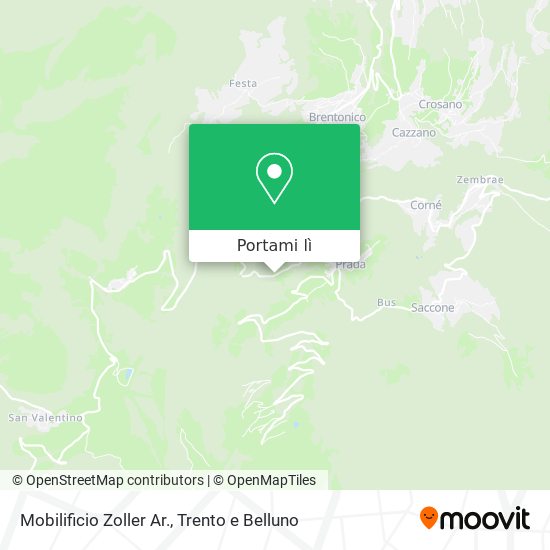 Mappa Mobilificio Zoller Ar.