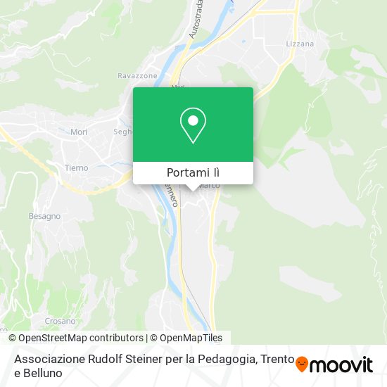 Mappa Associazione Rudolf Steiner per la Pedagogia