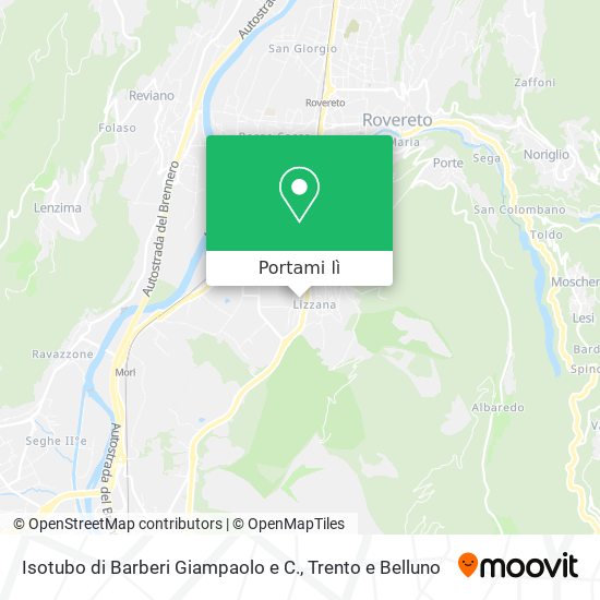 Mappa Isotubo di Barberi Giampaolo e C.