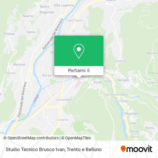 Mappa Studio Tecnico Brusco Ivan