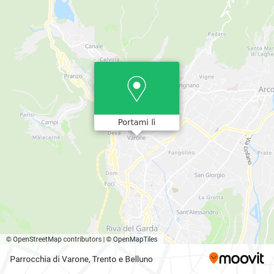 Mappa Parrocchia di Varone