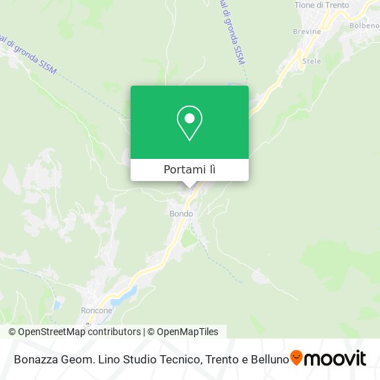 Mappa Bonazza Geom. Lino Studio Tecnico