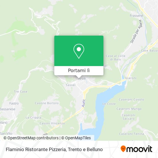 Mappa Flaminio Ristorante Pizzeria