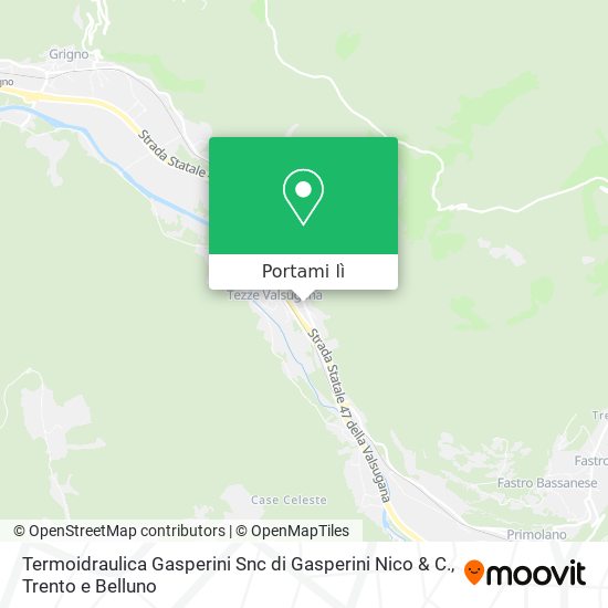 Mappa Termoidraulica Gasperini Snc di Gasperini Nico & C.