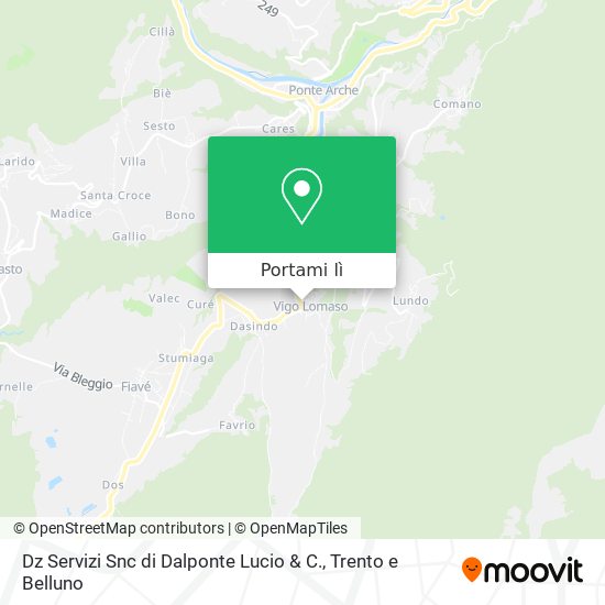 Mappa Dz Servizi Snc di Dalponte Lucio & C.
