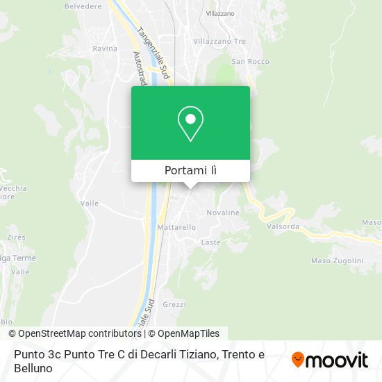 Mappa Punto 3c Punto Tre C di Decarli Tiziano