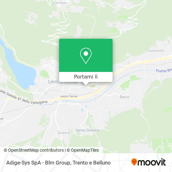 Mappa Adige-Sys SpA - Blm Group