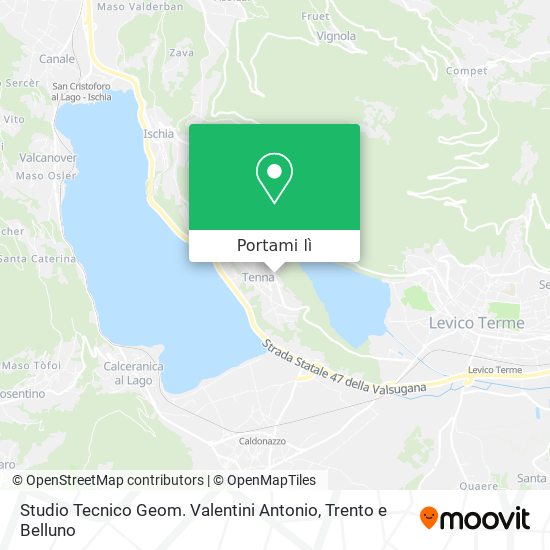 Mappa Studio Tecnico Geom. Valentini Antonio